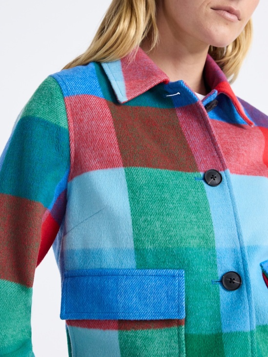 Free Assembly Jackets & Blazers - Free Assembly plaid cropped chore jacket